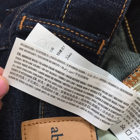 Abercrombie kids taper fit slim jeans size 13/14 - Picture 5 of 8